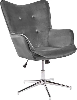 Produktbild von Drehsitz LOUNGER 100-110cm Samt grau drehbar