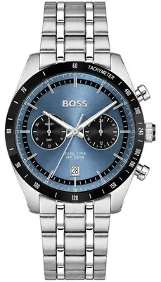 Produktbild von Herrenuhr Hugo Boss Tourmaster 1514286, Silber / Blau