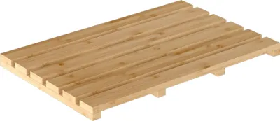 Produktbild von Kondela Hölzern Anti-Rutsch Pad zum Badezimmer Claire 38x59 cm - Bambus