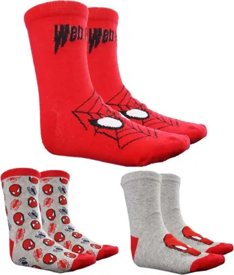 Produktbild von Marvel Spiderman Sneaker Socken 3er Pack – 23/26