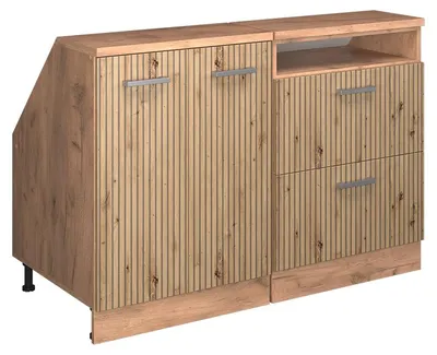 Produktbild von Dachschrägenschrank-Set Vicco Rion Artisan-Eiche 120 cm 2er Set Schrankkorpuss 60 cm Tiefe, Model 60015