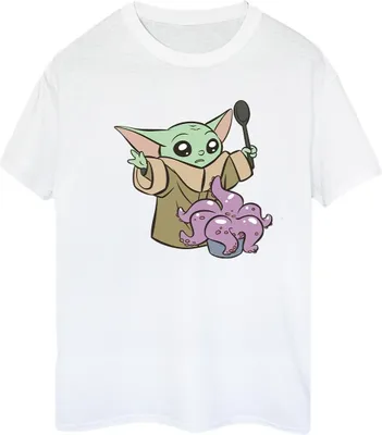 Produktbild von Star Wars - "The Mandalorian" T-Shirt für Damen BI45971 (3XL) (Weiß)