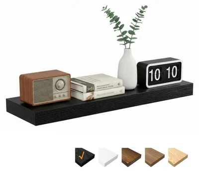 Obrázek produktu pro Nástěnná police o rozměrech 80 x 23,5 x 3,8 cm s nenápadnými držáky