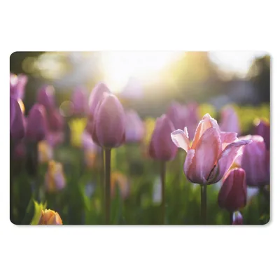 Produktbild von MuchoWow® Mauspad Mousepad Tulpen - Farbe - Frühling 27x18 cm - Mousepads - Maus Mat - Pad - Mausunterlage - Büroartikel - Desk Matten