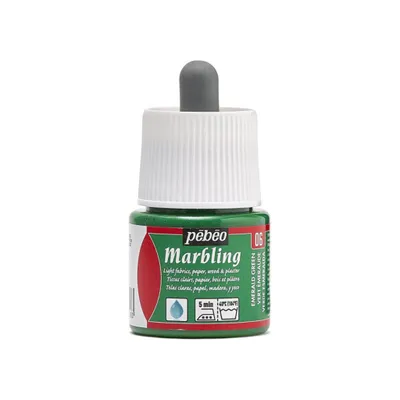 Produktbild von Pebeo Marmoriertinte, 45 ml, Smaragdgrün