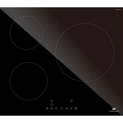 Produktbild von CONTINENTAL EDISON CETI3B28 Induktionskochfeld 3 Zonen, 6600 W - 3 Booster - 3 Timer - Schwarz