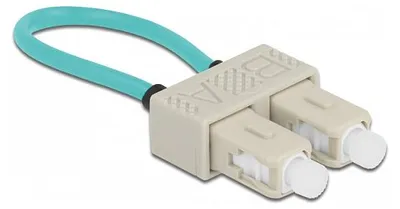 Image de Delock LWL Loopback Adapter SC / OM3 Multimode beige