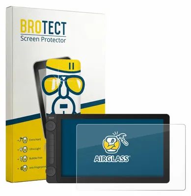 Produktbild von BROTECT Schutzglas für Huion Kamvas 13 Gen 3 Schutzfolie Panzer Folie Glas Display Schutz klar