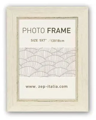 Fotolijst, Kunstharz, Weiß, 14,3 x 19,2 x 1,8 cm