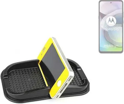 Produktbild von K-S-Trade Auto Anti Rutsch Matte Smartphone-Halter kompatibel mit Motorola Moto G 5G (2024) Haft Pad Armaturenbrett Handy-Halterung Silikon