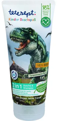 Image de tetesept Enfants Plaisir de la douche T-Rex World, 200 ml XDG