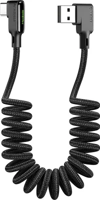 Obrázok produktu pre Mcdodo Káblový Prepojovací Kábel 90° Led Usb Typ-C Telefónny Kábel 1,8M Schwarz Ca-7310