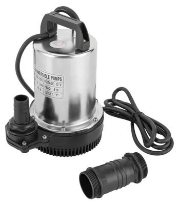 Produktbild von Tauchpumpe - Tiefbrunnenpumpe - 160 W - 3000 U/min - Max. Fördermenge 50 l/min - Förderhöhe 8 m - Silber-Schwarz