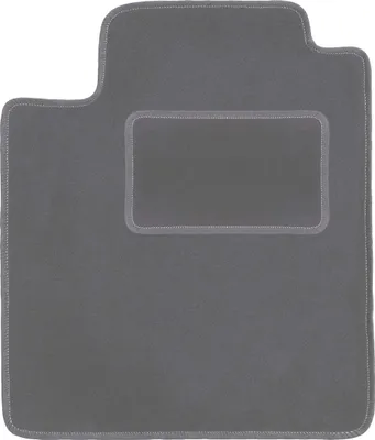 Produktbild von Fahrerfußmatte Velours graphit passend für Nissan Micra K12 (2002-2010, Schrägheck) – mit Befestigungen – passgenau