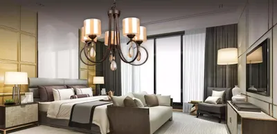 Productafbeelding van Plafondlamp, luxe, kroonluchterstijl, plafondlamp voor de woonkamer