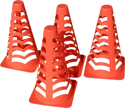 Image de Obstacles de football MASTER lot de 4 cônes - 22 cm