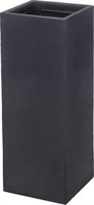 Produktbild von XXL Kunststoff Pflanzenbak Anthrazit - 80 cm quadratische Blumenkübel und Pflanzensäule