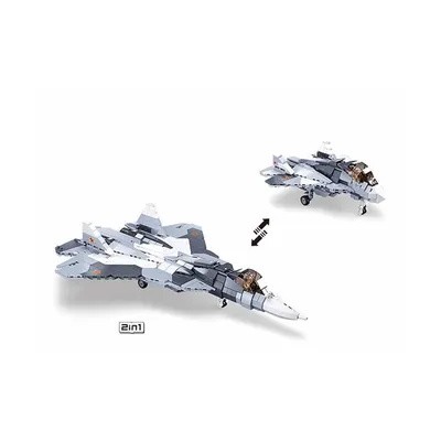 Produktbild von Sluban Model Bricks Düsenjäger Modell 57 M38-B0986