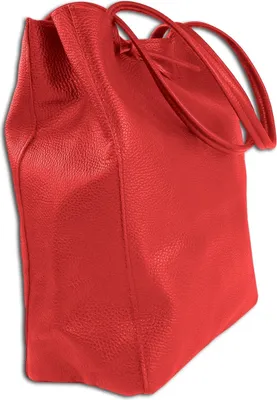 Produktbild von Toscanto Leder Tasche Shopper Schultertasche rot OTTM107SR