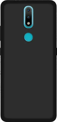 Produktbild von cofi1453® Silikon Hülle kompatibel mit NOKIA 2.4 Case TPU Soft Handyhülle Cover Schutzhülle in Schwarz