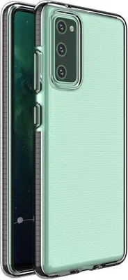 Obrázok produktu pre Puzdro Spring clear TPU pre Xiaomi Redmi Note 10S/Redmi Note 10 - Čierna KP8588
