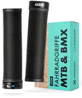 Produktbild von AARON MTB & BMX Fahrradgriffe Lamellen Profil Schwarz