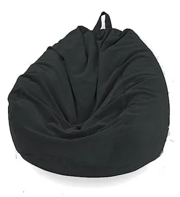 Immagine prodotto di Sitzsack nero, rivestito in tessuto cord