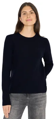 Immagine prodotto di Maglione Cecil con dettagli strutturati, colore blu scuro, taglia S
