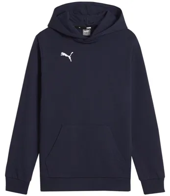 Immagine prodotto di Puma - Felpa con cappuccio "Team Goal Casual" per bambini MR1654 (140) (blu navy)
