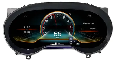 Productafbeelding van CarPlay, digitaal instrumentenpaneel, 12,3 inch, draadloze connectiviteit, compatibel met Mercedes-Benz A-klasse, GLA, CLA, W176, C117, X156, modeljaren 2012-2019. Geschikt voor Benz GLA, CLA, modeljaren 2012-2019