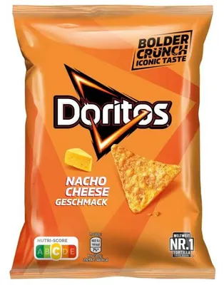 Produktbild von Tortilla Chips Doritos Nacho Cheese | knusprig | mit würzigem Käsegeschmack | 110 g