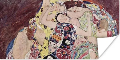 Produktbild von MuchoWow® Poster Die Jungfrau - Gustav Klimt 40x20 cm - Poster für die Wand - Poster Schlafzimmer