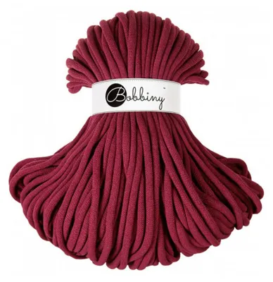 Produktbild von Bobbiny Jumbo 9 mm 100 m Wine Red Schnur
