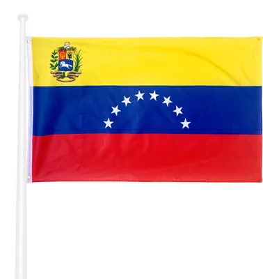 Venezuela-Flagge 150 x 90 cm, UV-beständig, mit Metallösen