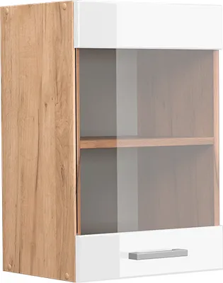 Produktbild von Küchenglasschrank Vicco R-Line Weiß Hochglanz 40 cm, Model 37106