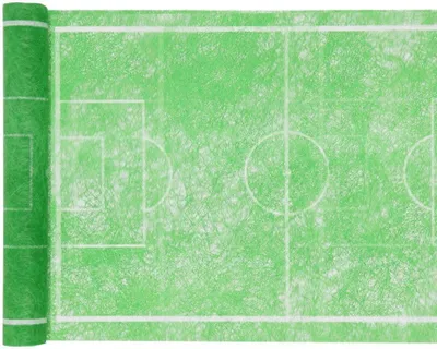 Productafbeelding van Tafelloper voetbalveld groen - 30 cm - 5 m rol - Voetbal party