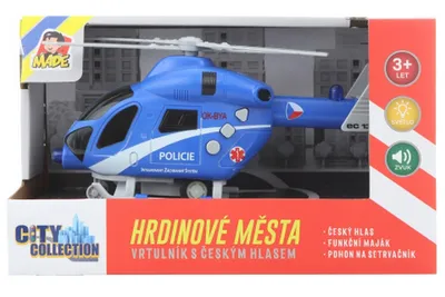 Obrázek produktu pro Policejní vrtulník baterie český hlas