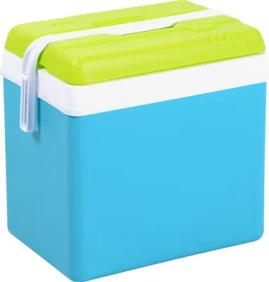 Produktbild von Kühlbox aus Kunststoff 35 Liter - türkis - Outdoor Thermobox mit Tragegriff - Kühltasche Isoliertasche Thermo Behälter für Camping Picknick Festival Garten