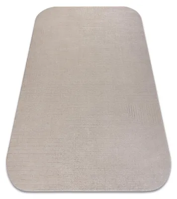 Image de Tapis en laine TEXTURA 488.716.LA110 OSTA - Lignes, géométrique structurel gris / beige beige 280x390 cm
