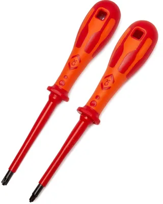 Productafbeelding van C.K. Schroevendraaierset "Dextro", 6-delig, met platte en kruiskop (T49182)