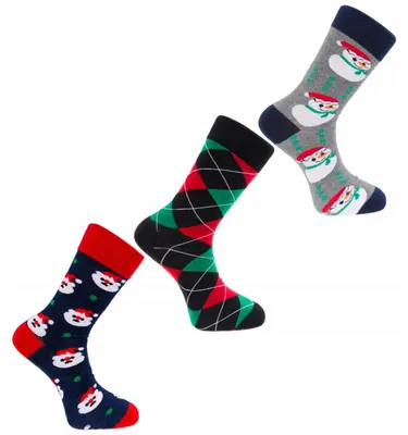 Produktbild von Moraj Herren Weihnachtssocken Set 3 Paar Größe 43-45