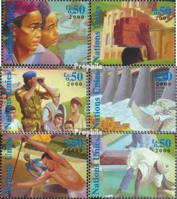 Produktbild von Briefmarken UNO - Genf 2000 Mi 393-398 (kompl.Ausg.) postfrisch UNO-Hauptquartier