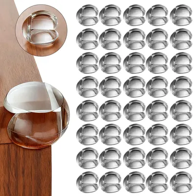 Produktbild von Baby-Sicherheits-Eckenschutz,Unsichtbarer Eckenschutz für Möbel, kindersicher,leicht zu reinigen,2×20 Stück,ideal für Wohnzimmer,Küche & Kinderzimmer