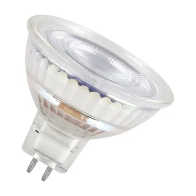 Zdjęcie produktu dla OSRAM LED SPOT MR16 GL 50 niskonapięciowa lampa reflektorowa LED, trzonek GU5.3, 6,5W, 630lm, 2700K, ciepłe białe światło, bardzo niskie zużycie energii, długa żywotność, brak czasu nagrzewania