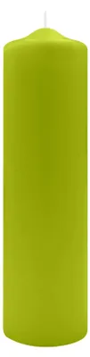 Produktbild von Spitzkopf Stumpen Kerzen Lime 30 x Ø 8 cm, 6 Stück
