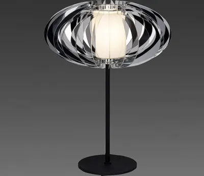 Produktbild von Brilliant Lampe Tischlampe Tischleuchte Chrom Schwarz  Leuchte 62549/15