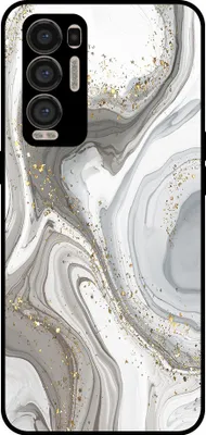 Produktbild von Smartphonica Telefon Fall geeignet für Oppo Find X3 Neo mit Marmor-Druck - TPU zurück Abdeckung Fall Marmor-Design - Silber