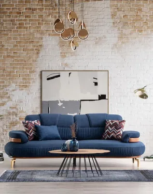 Obrázek produktu pro Pohodlná 3místná pohovka Moderní design Stylová a útulná pohovka do obývacího pokoje