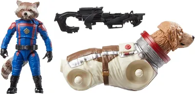Imagen del producto de Figura Rocket Raccoon Guardianes de la Galaxia Vol. 3 Marvel Legends Articulada 15 cms