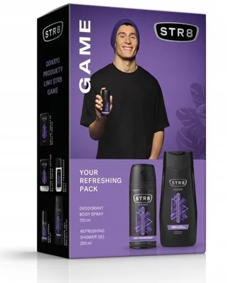 Immagine prodotto di STR8 Game, Dezodorante 150 ml + Żel 250 ml